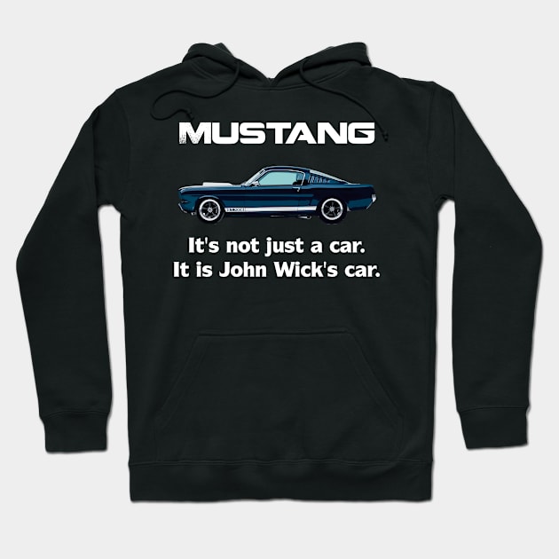 It's not just a car. It is John Wick's car. Hoodie by tonycastell